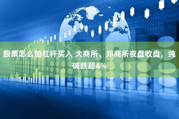 股票怎么加杠杆买入 大商所、郑商所夜盘收盘，纯碱跌超4%