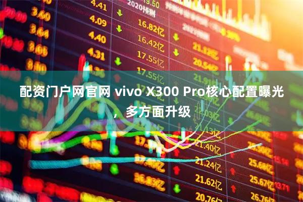 配资门户网官网 vivo X300 Pro核心配置曝光，多方面升级